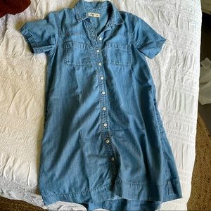 Madewell Chambray Shirt Dress